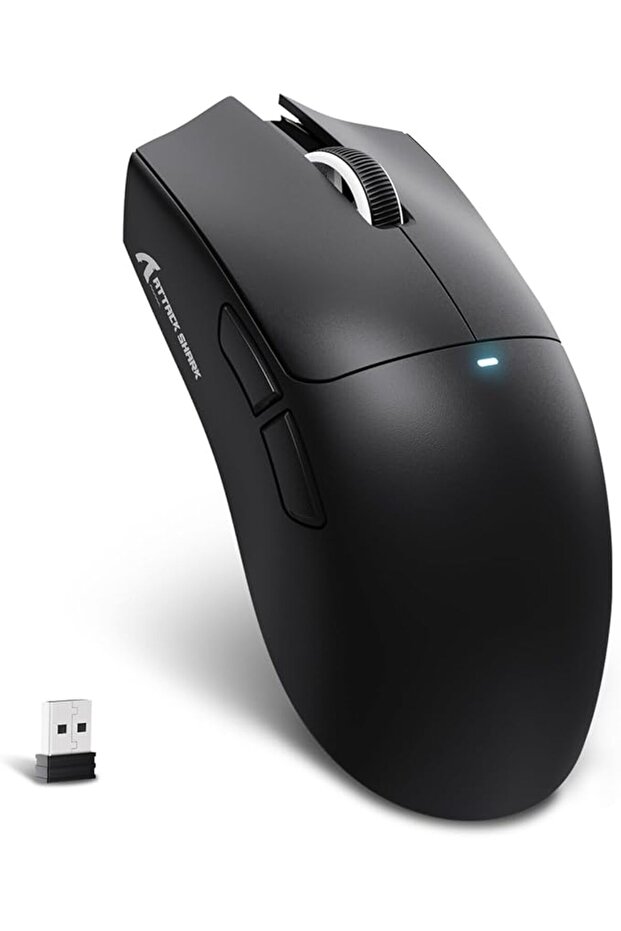 ماوس العاب لاسلكي خفيف للغاية من اتاك شارك X11SE ثلاثي الاوضاع 2.4G/USB-C سلكي/بلوتوث، مستشعر العاب