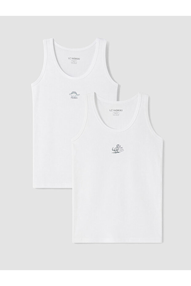 Timeless Clothing & Timeless Choices U Roba Collar Boys' Undershirt 2-Pack