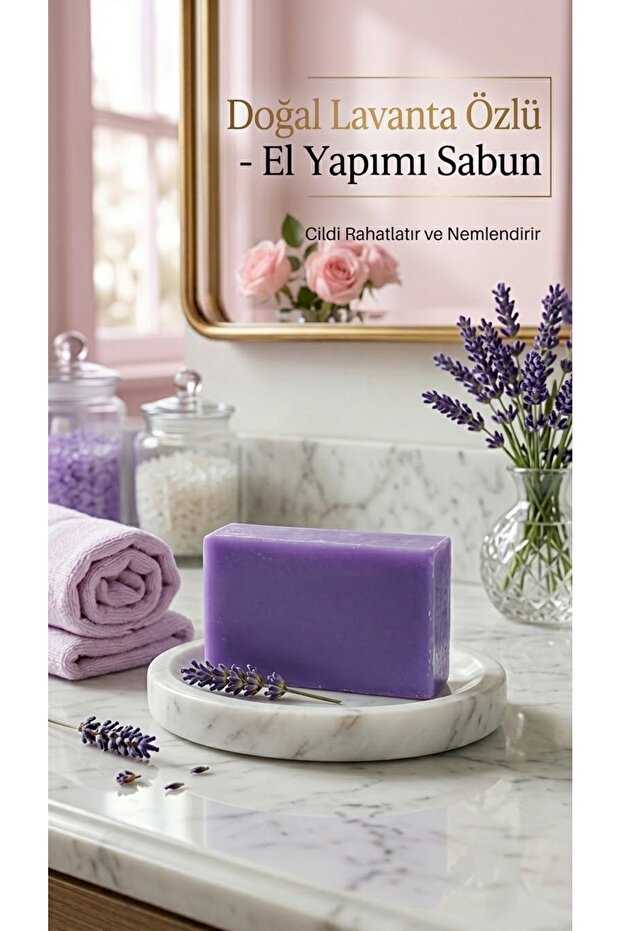 Lavender Soap | Natural Lavender Extract Soap | Face and Body Cleansing | Scented Care Soap