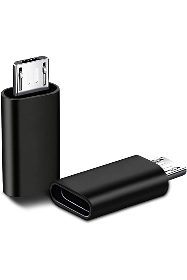 محول مايكرو USB الى USB C، محول من النوع C انثى الى مايكرو B ذكر كيو سي 3.0 لنقل البيانات متوافق مع