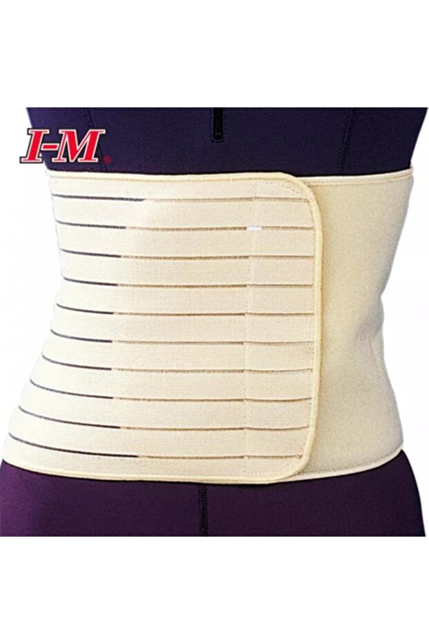 ELASTIC LUMBAR ABDOMINAL BINDER EB-501 MEDIUM SIZE I-M