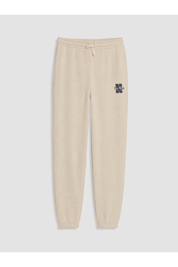 Rmz Gi̇yi̇m Farkiyla New York Embroidered Boys' Jogger Sweatpants