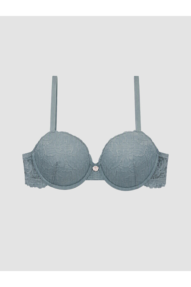 Quality Pieces from Çelebi Store Underwire Non-Padded Lace T-Shirt Bra