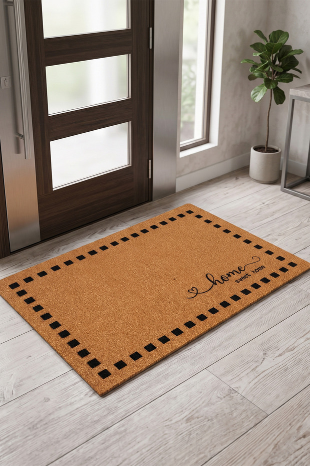 Door Mat Non-Slip Base Decorative Doormat Home Entrance Hallway Indoor and Outdoor Mat 45X70 cm
