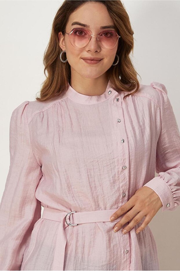Belted Viscose Tunic 46733