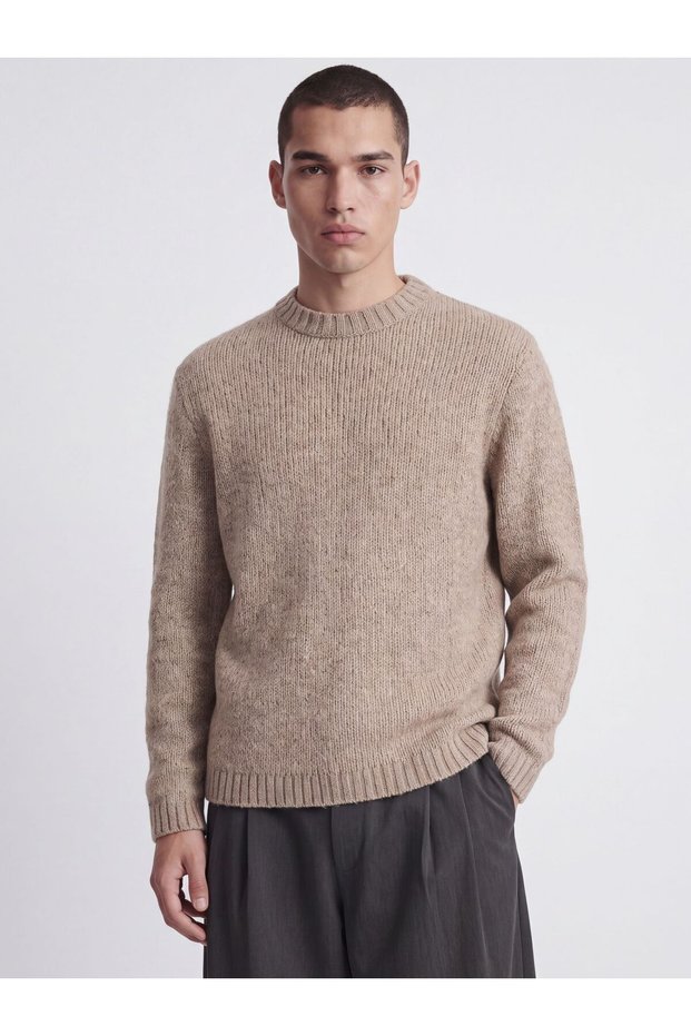 Strickpullover Einfarbig Strickpullover