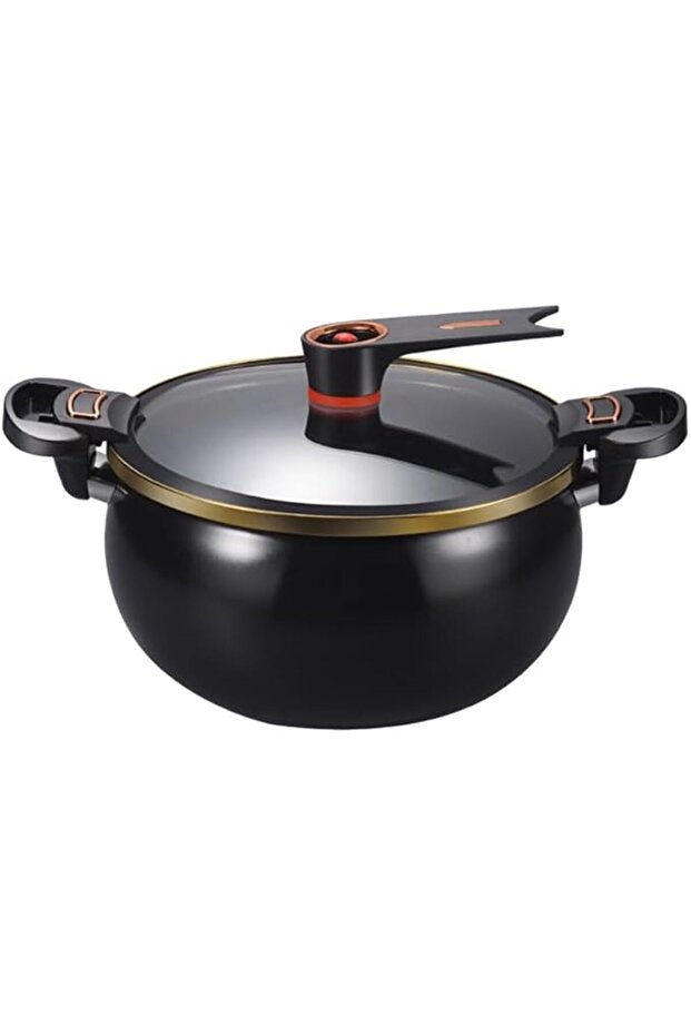 Small Non-Stick Ceramic Pressure Cooker, Multi-Functional, Compatible with Electric Halogen, Soup Pot with g