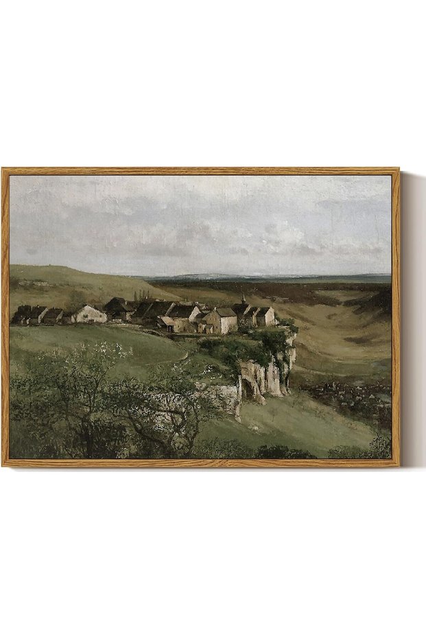 Signtouch Vintage Landscape Oil Framed Canvas Wall Art 30x40 cm