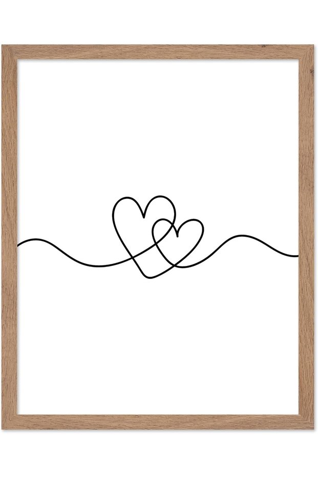 Signtouch Humorous Vintage Portrait Oil Self Love Wall Art Outer Frame 40x60 cm