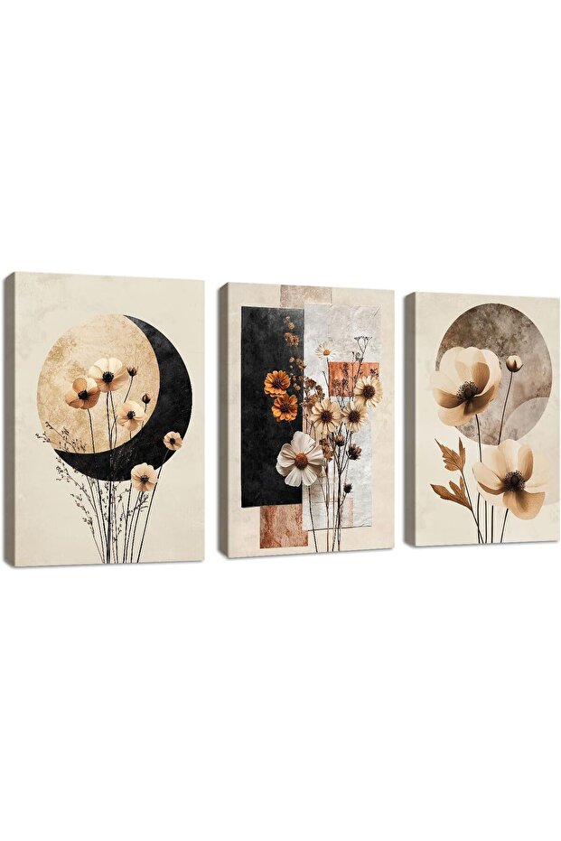 Signtouch Vintage Windows Rustic Farmhouse Wall Art Gold Frame 50x70 cm