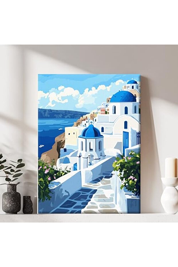 Signtouch Peaceful Scenic Landscape Wrap Framed Canvas Wall Art 50x70 cm