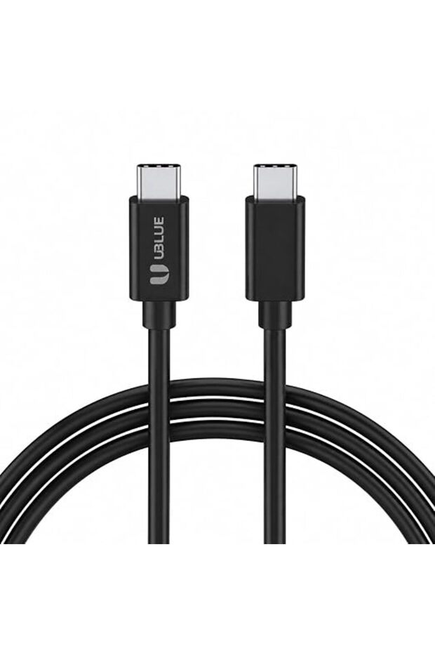 كابل من UBLUE بطول 3 متر نوع USB-C إلى USB-C متوافق مع ماك بوك برو وإير وآيباد وجالاكسي وآيفون