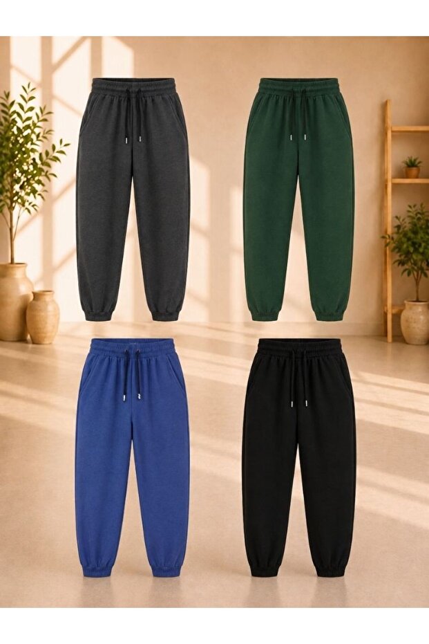 Busekids Unisex Children's 4-Piece Seasonal Sweatpants Set