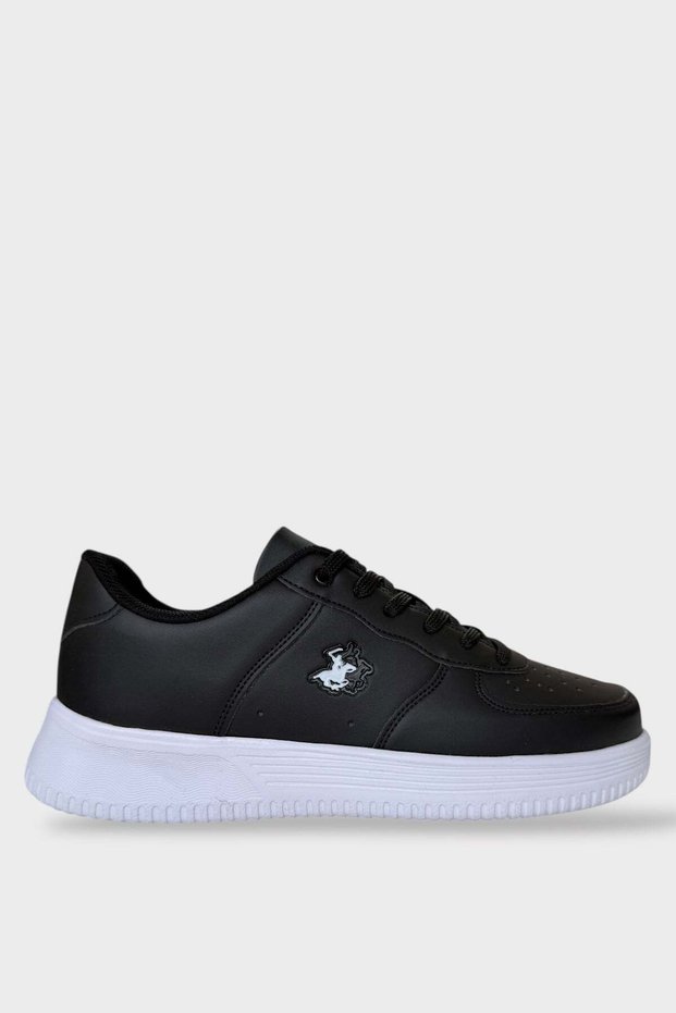 Unisex Airforce Faylon Sole Sports Sneaker Shoes Black - White