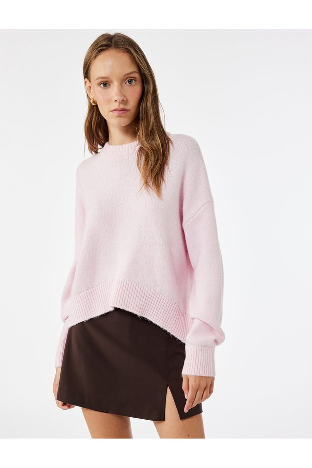 Basic Long Sleeve Crew Neck Sweater