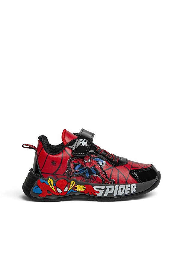 Boy's Network Patterned Lighted Casual Sports Shoes