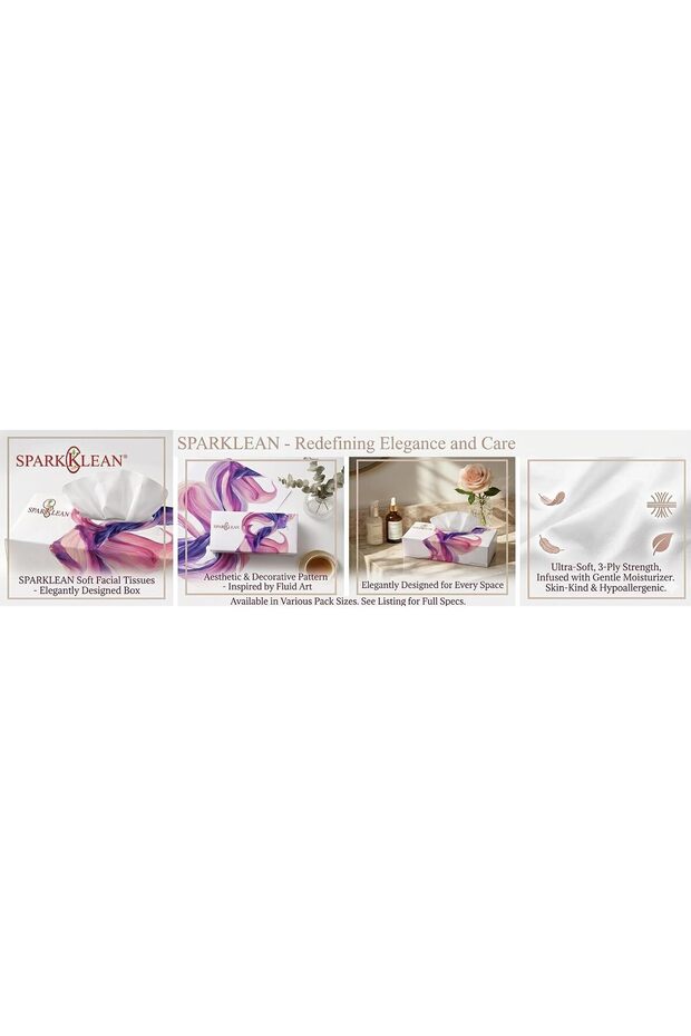 Soft Facial Tissue, 200 Sheets per Box, Gentle and Comfortable for Everyday Use, 1x5 Box