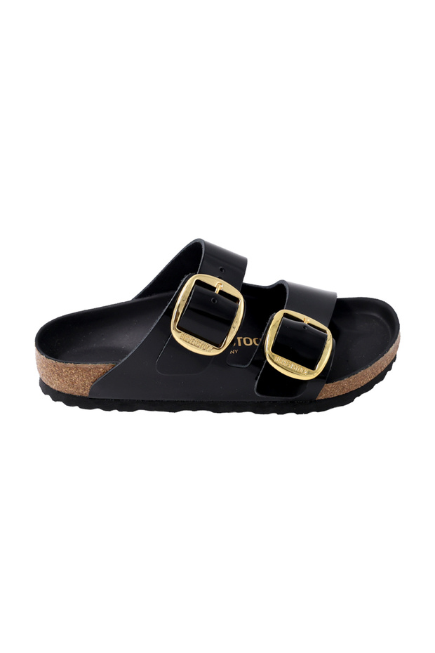 Arizona Big Buckle 1021471 Women's Slippers Black