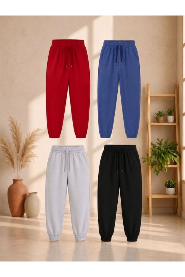 Armikids Unisex Children's 4-Piece Seasonal Sweatpants Set