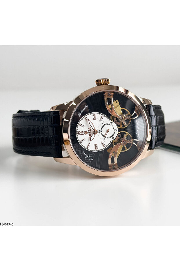 Fs601346 Automatic Men's Wristwatch with Leather Strap