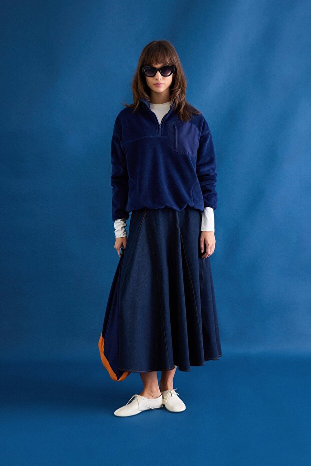 Polar Fleece Zippered Sweat