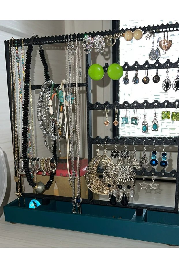 Jewelry Organizer Necklace Earrings Bracelet Ring Holder Jewelry Organizer Stand
