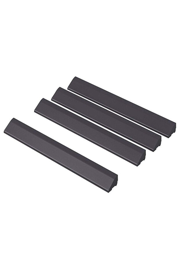 Edging Strip for Outdoor Floor Decking, Dark Grey, 4 Pack