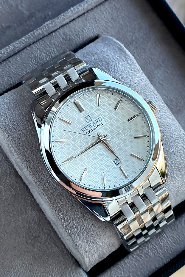 Original Men's Wristwatch Waterproof Steel Band Gift with Box