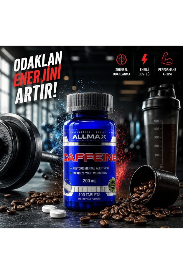 Caffeine 200 mg 100 Tablet