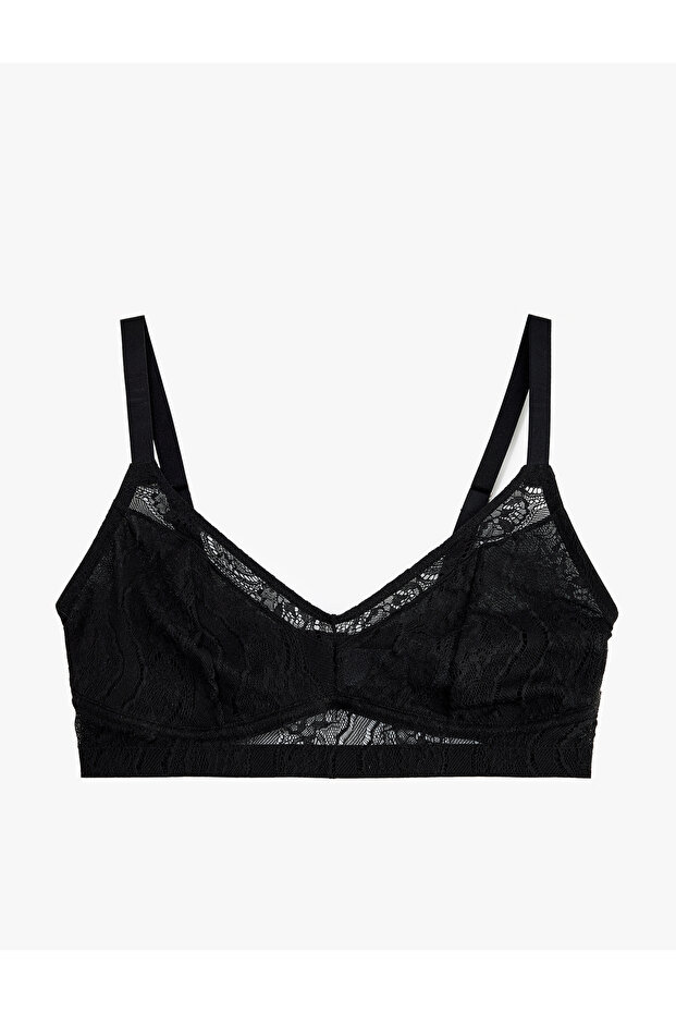Comfortable Fit Non-Padded Lace Bra Without Underwire