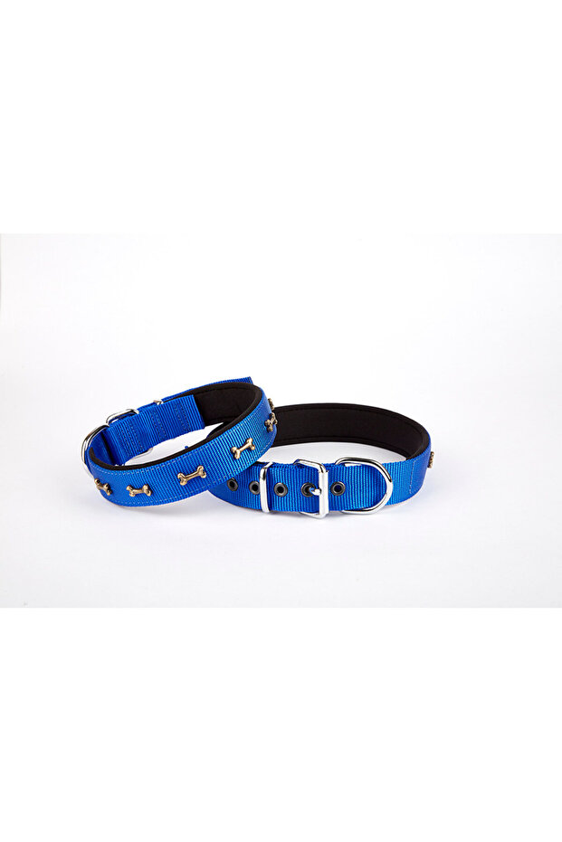 Soft Bone Patterned Dog Collar 2 cm X 45 cm Mi
