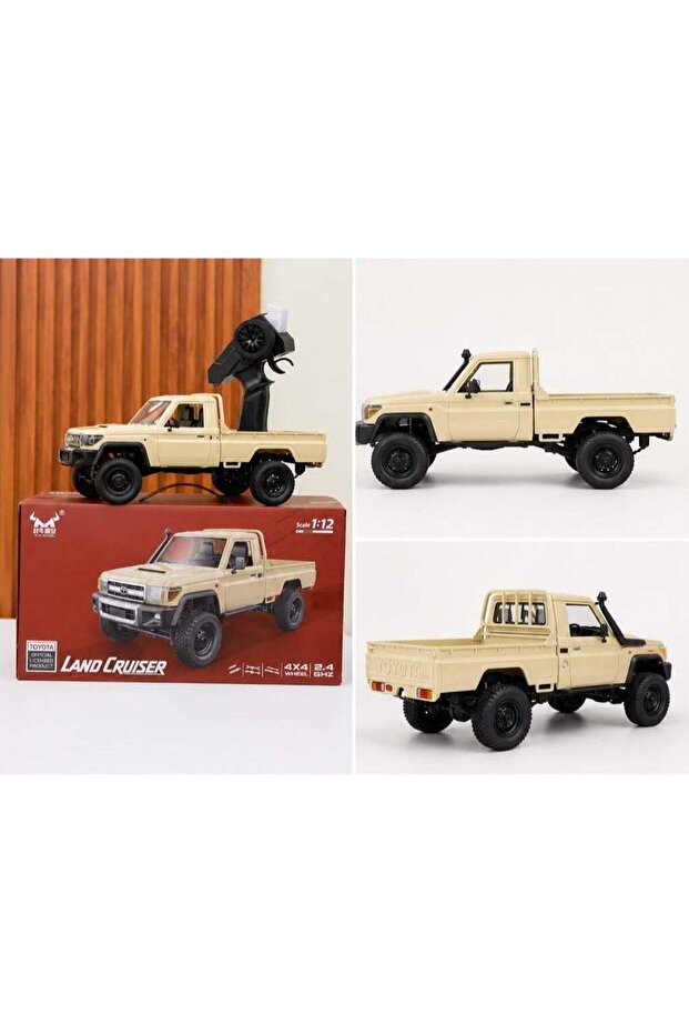 Toyota Land Cruiser 4x4 RC Rock Crawler Car 1:12 Scale with 2.4GHz Remote Control