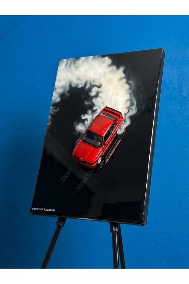 3D Diecast - Epoksi araba tablosu