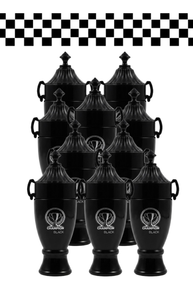 10 قطع من عطر تشامبيون الأسود 100 مل