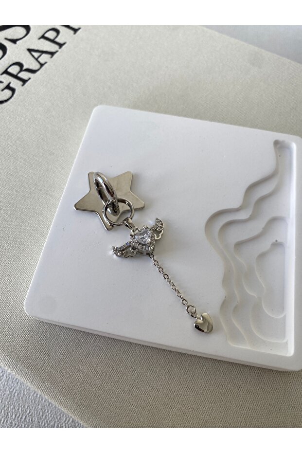 Telefon Charm, Kanatlı Kalp Charm
