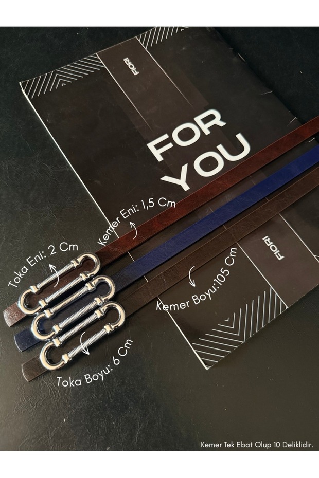 3-Piece Silver Buckle Thin Belt, Trouser Belt, Shirt Belt, Jacket Belt, Dress Belt