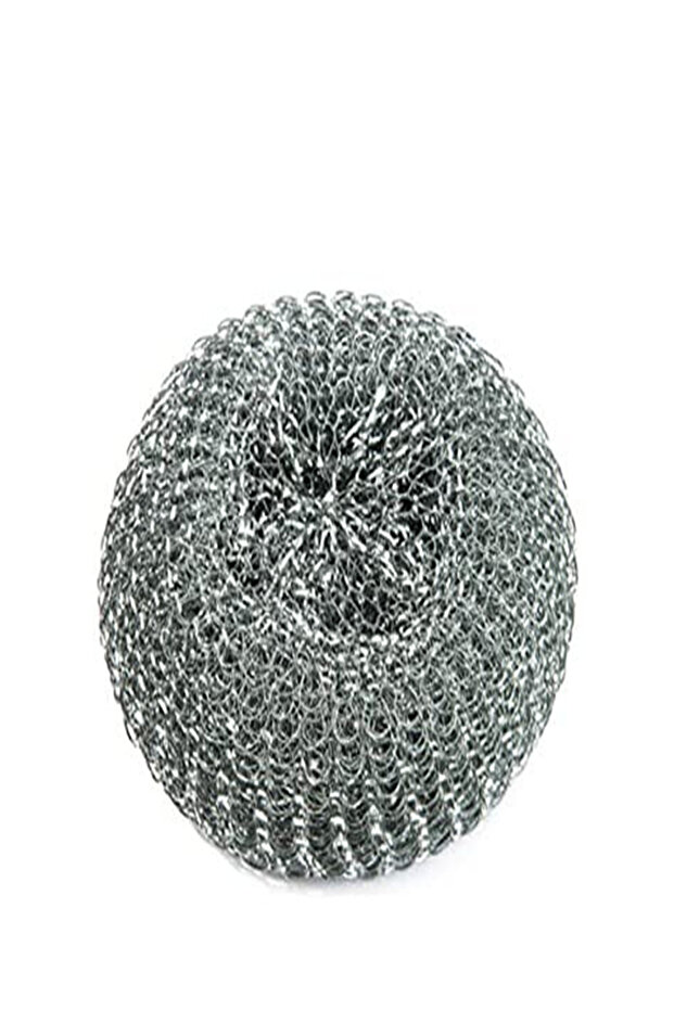 Stainless Steel Wool Scrubber Pads for Pots, Pans, Dishes and Sink, Heavy Duty Scouring Balls, Pack of 10