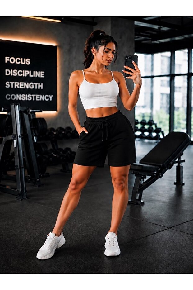 Unisex Comfortable Fit Printless Shorts