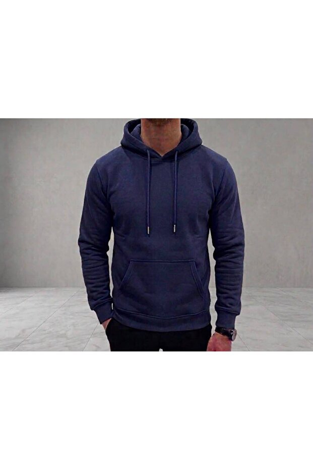 Hooded Plain Sweet Sweatshirt