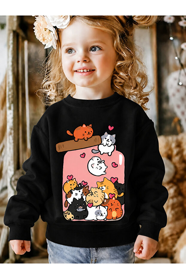 Children's Crew Neck Printed Sweatshirt