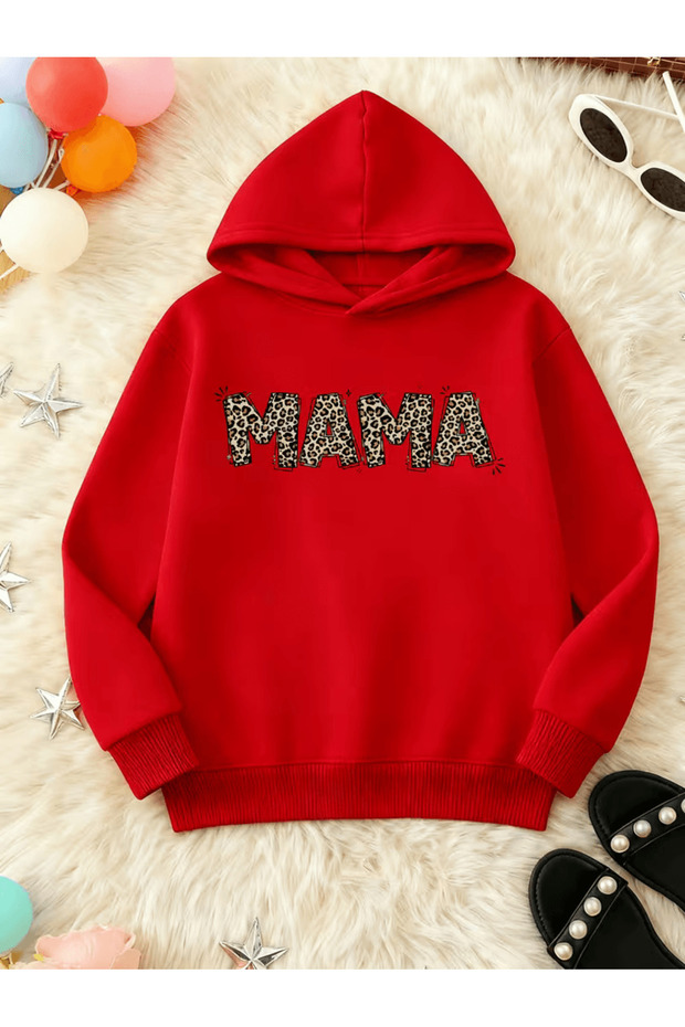 Children's Hooded Printed Sweatshirt