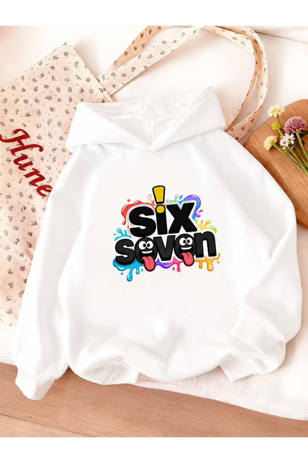 Children's Hooded Printed Sweatshirt