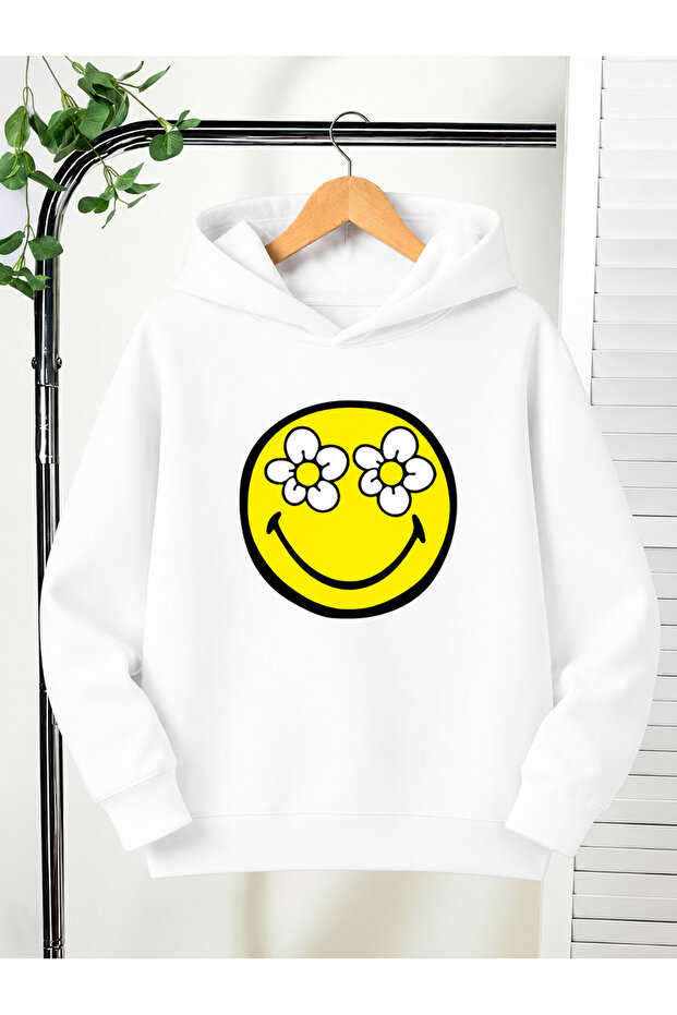 Children's Hooded Printed Sweatshirt