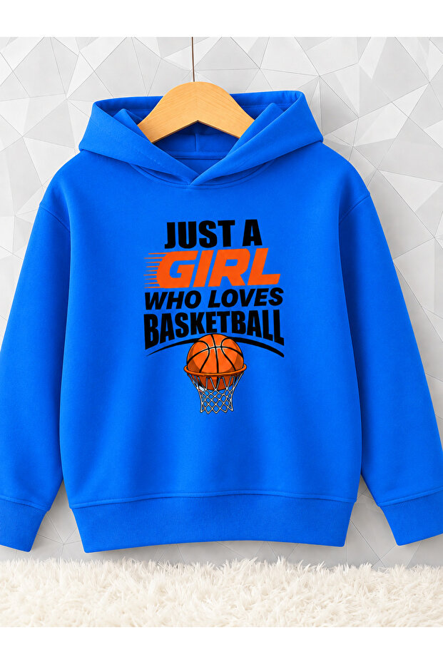 Children's Hooded Printed Sweatshirt