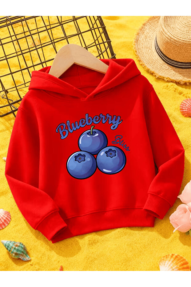 Children's Hooded Printed Sweatshirt