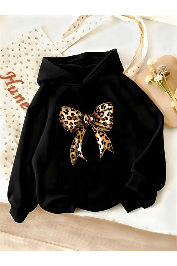 Children's Hooded Printed Sweatshirt