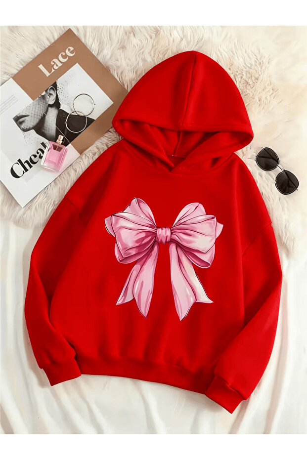 Children's Hooded Printed Sweatshirt