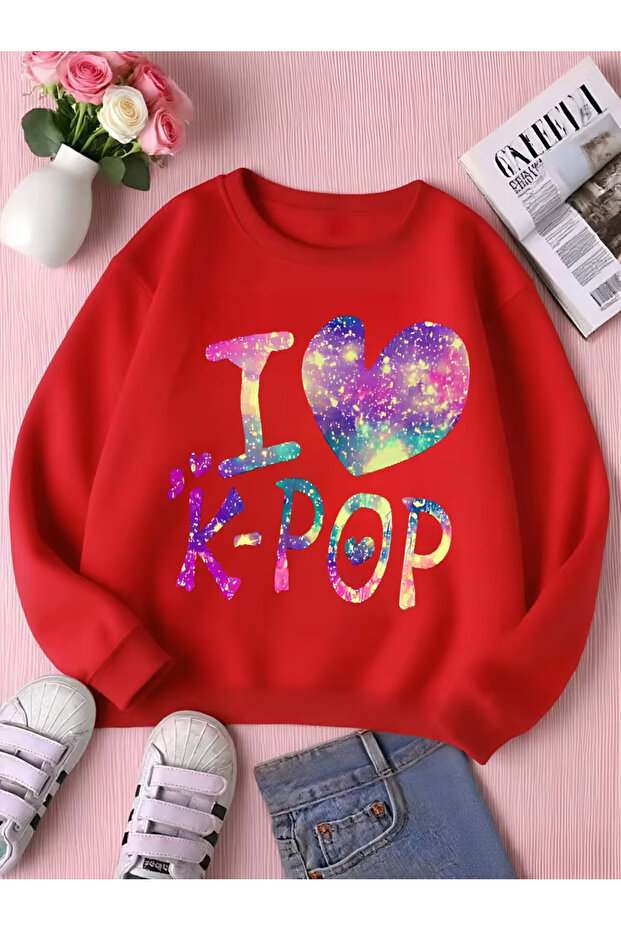 Children's Crew Neck Printed Sweatshirt