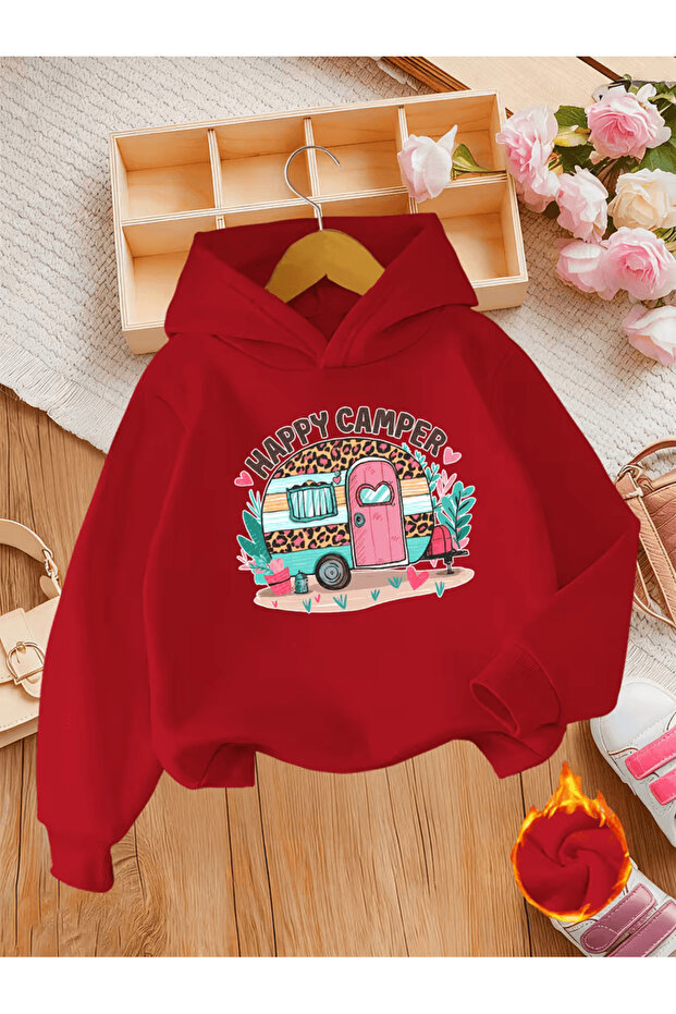 Children's Hooded Printed Sweatshirt