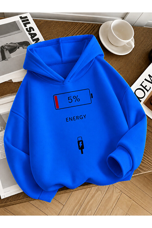 Children's Hooded Printed Sweatshirt